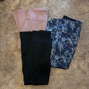 Size large athletic leggings bundle!